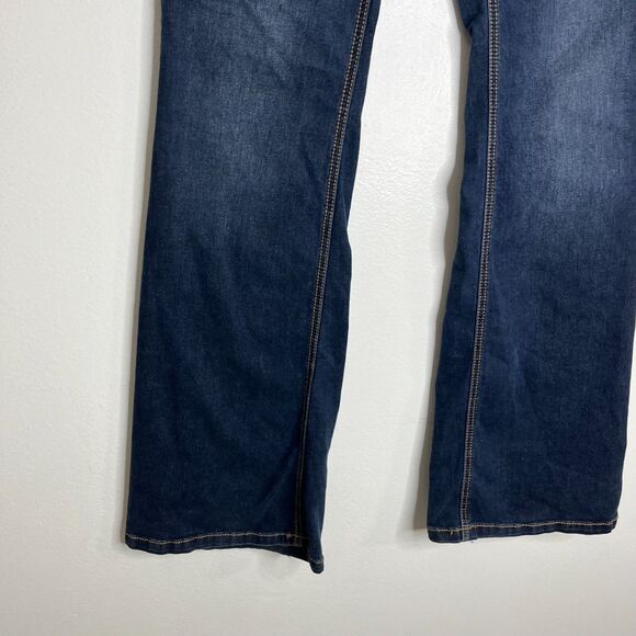 Torrid Luxe Slim Boot Jeans Womens Super Stretch Dark Wash Sz 10T Feel the Fit - Picture 9 of 9